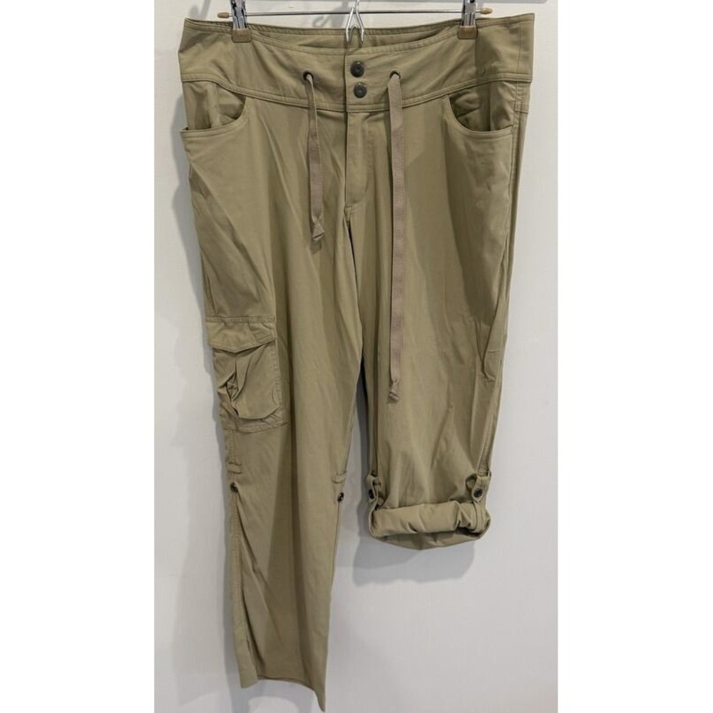 Columbia Tan Omni Shield Advanced Repellency Dark Tan Roll Tab Pants Nylon 14